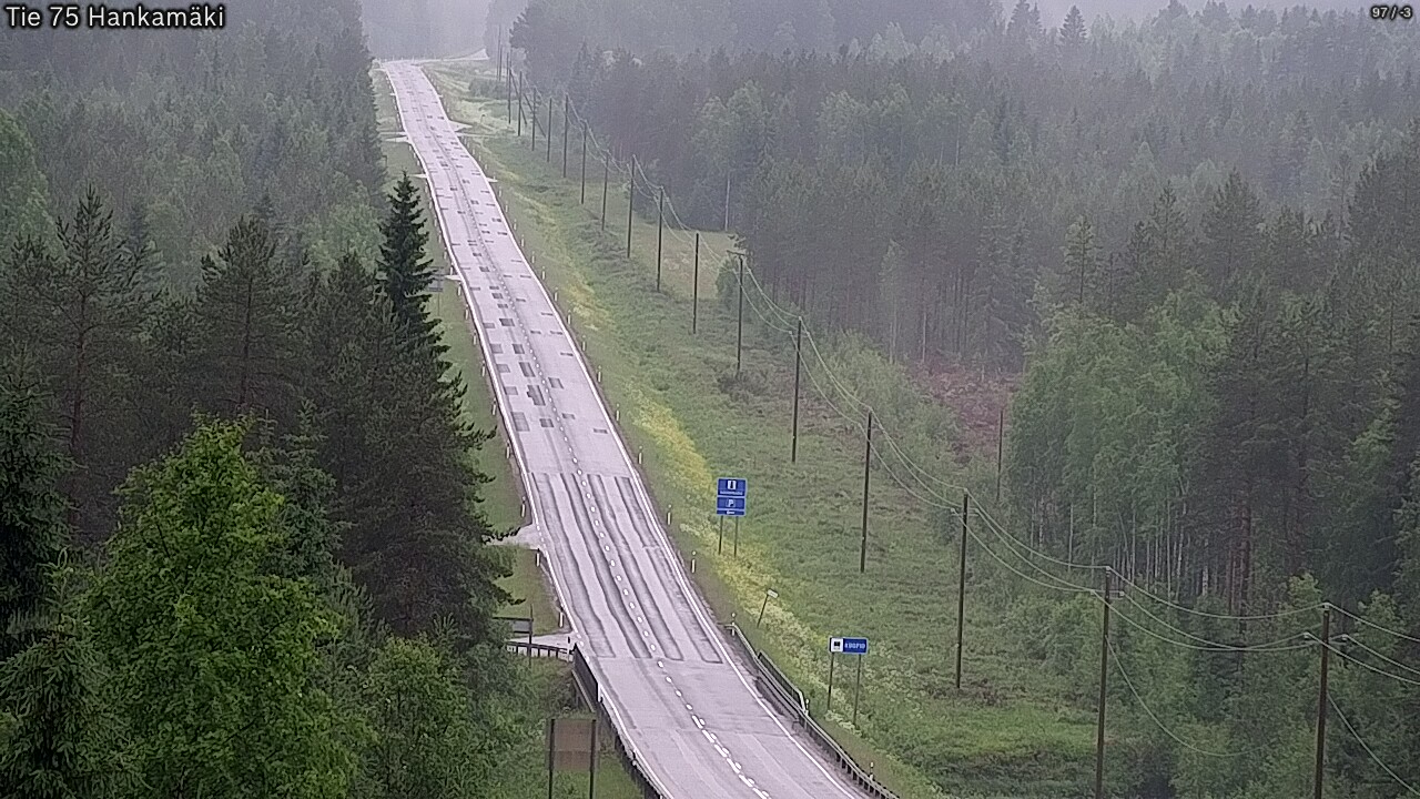 Kelikamerat Kuva Tie 75 Rautavaara, Hankamäki, Rautavaara, Pohjois-Savo