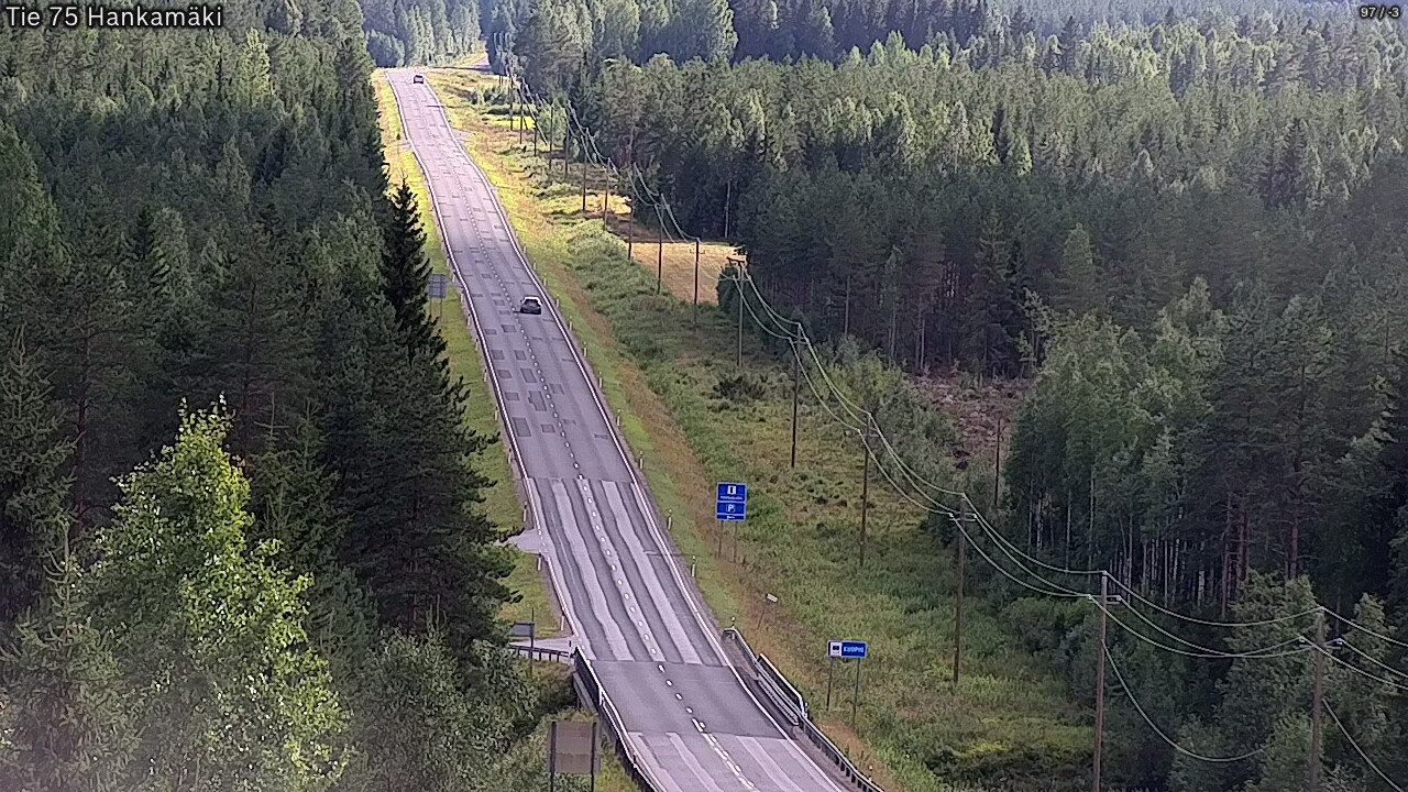 Kelikamerat Kuva Tie 75 Rautavaara, Hankamäki, Rautavaara, Pohjois-Savo