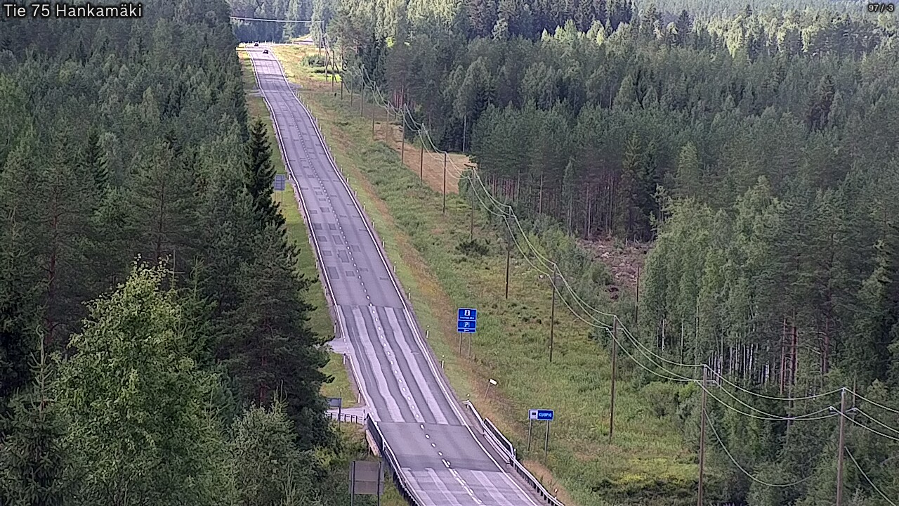Kelikamerat Kuva Tie 75 Rautavaara, Hankamäki, Rautavaara, Pohjois-Savo