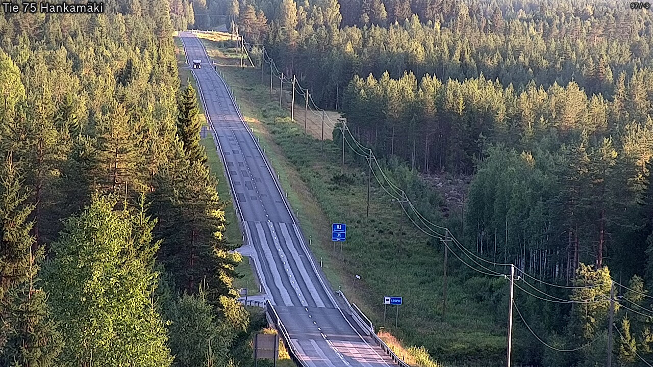 Kelikamerat Kuva Tie 75 Rautavaara, Hankamäki, Rautavaara, Pohjois-Savo