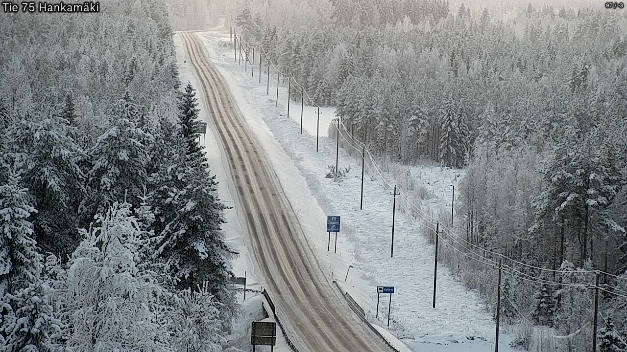 Kelikamerat Kuva Tie 75 Rautavaara, Hankamäki, Rautavaara, Pohjois-Savo