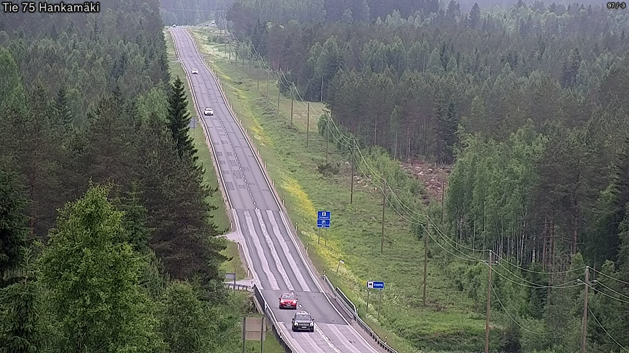 Kelikamerat Kuva Tie 75 Rautavaara, Hankamäki, Rautavaara, Pohjois-Savo