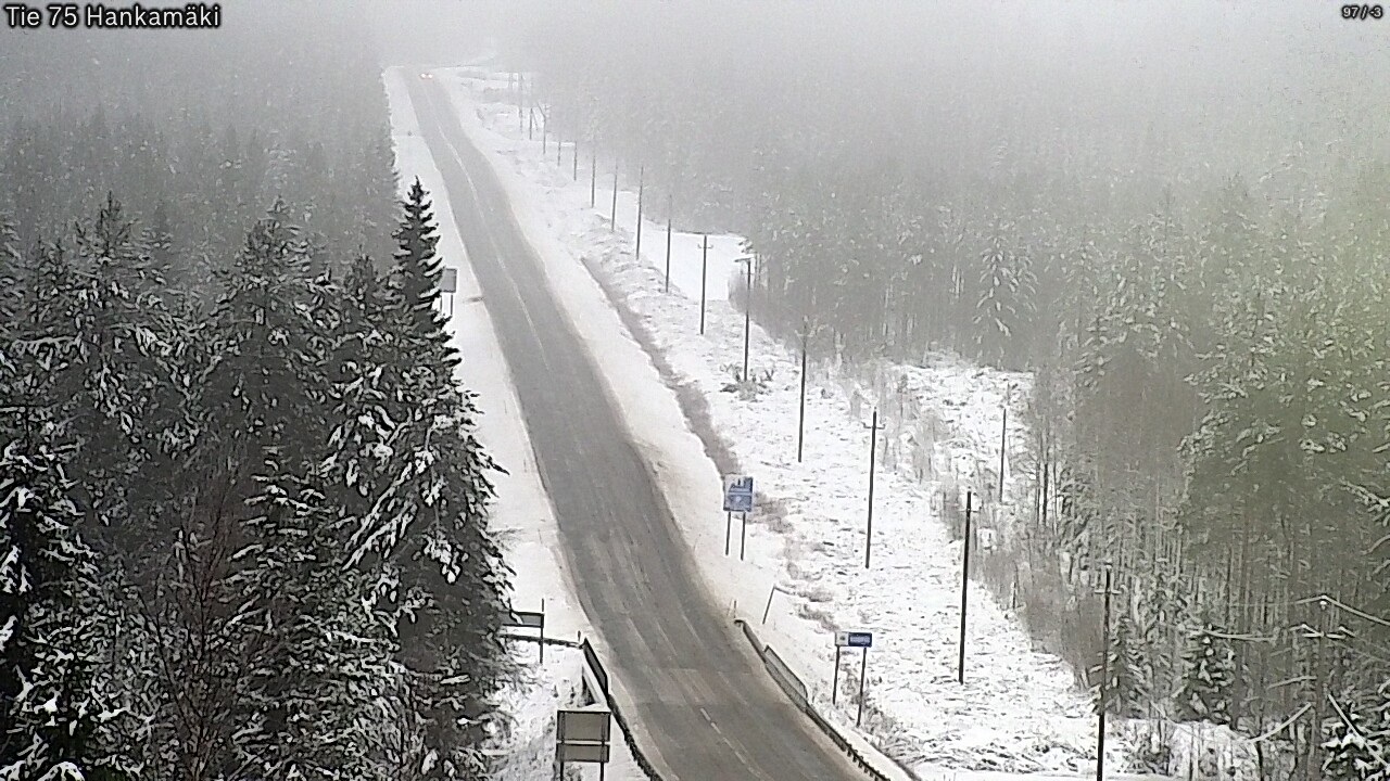 Weather Camera Image Road 75 Rautavaara, Hankamäki, Rautavaara, Pohjois-Savo