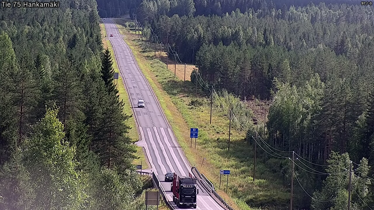 Kelikamerat Kuva Tie 75 Rautavaara, Hankamäki, Rautavaara, Pohjois-Savo