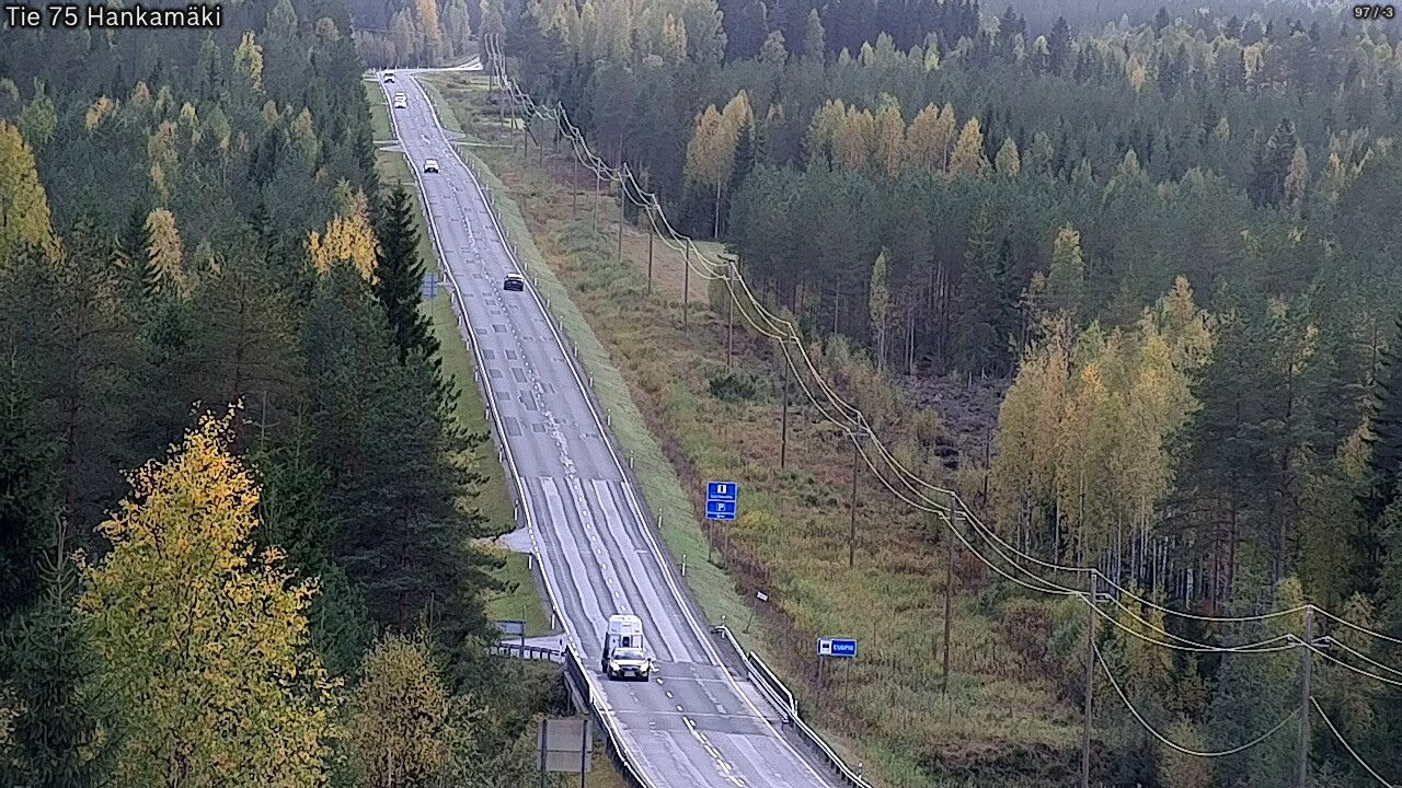 Kelikamerat Kuva Tie 75 Rautavaara, Hankamäki, Rautavaara, Pohjois-Savo