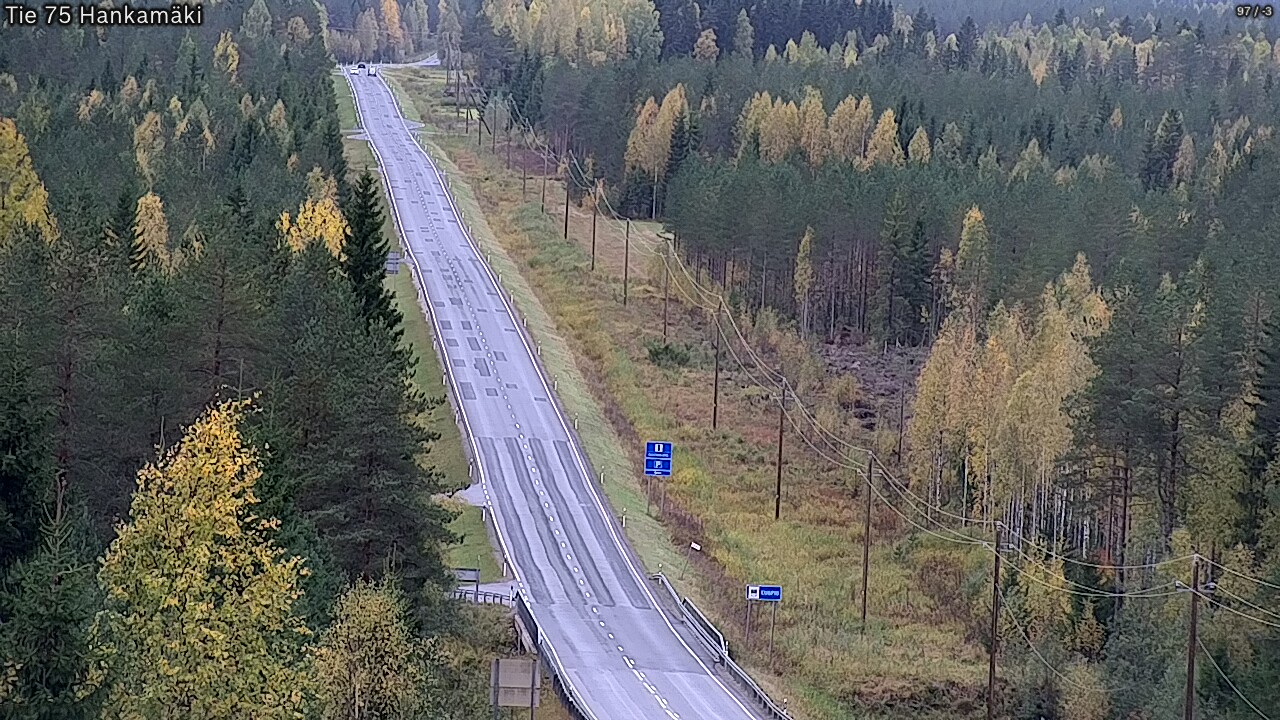 Weather Camera Image Road 75 Rautavaara, Hankamäki, Rautavaara, Pohjois-Savo