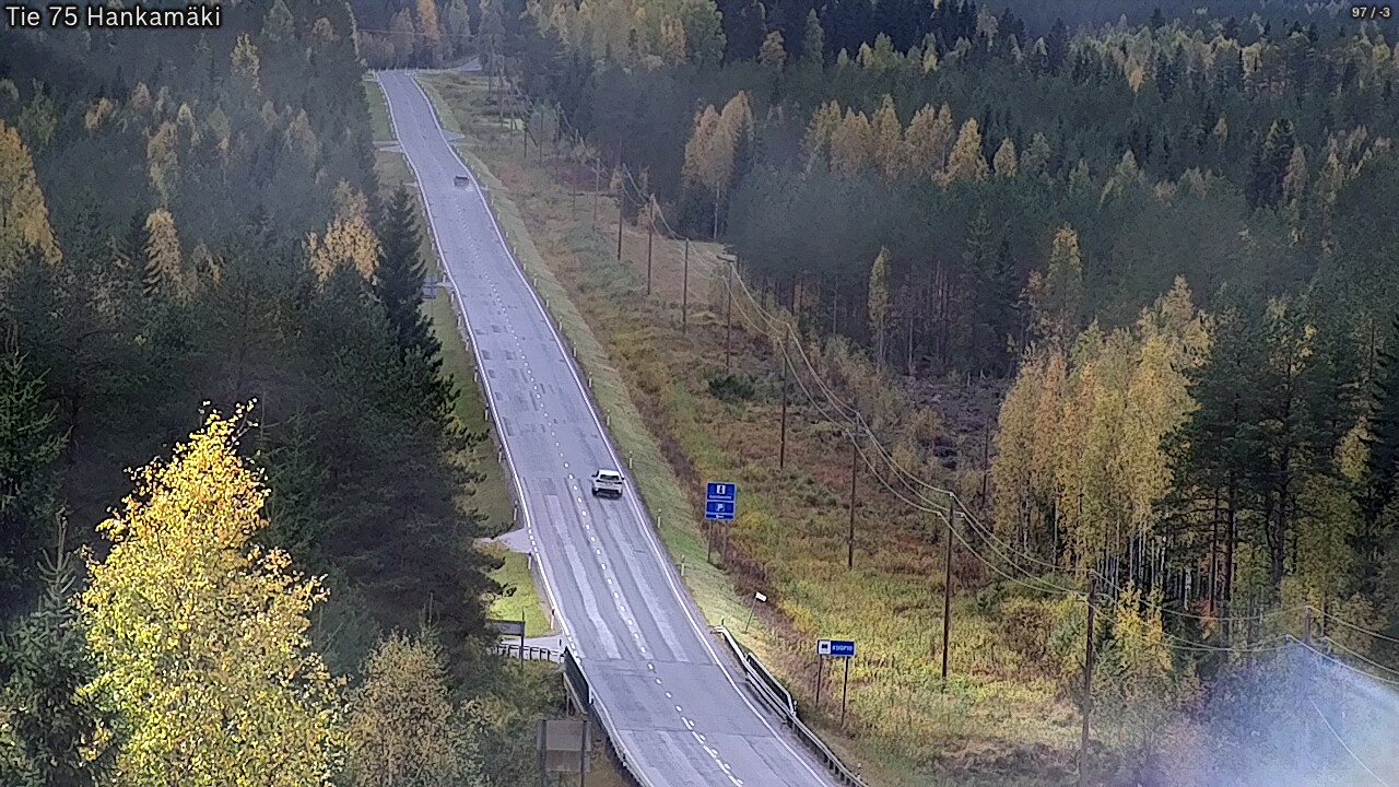 Weather Camera Image Road 75 Rautavaara, Hankamäki, Rautavaara, Pohjois-Savo