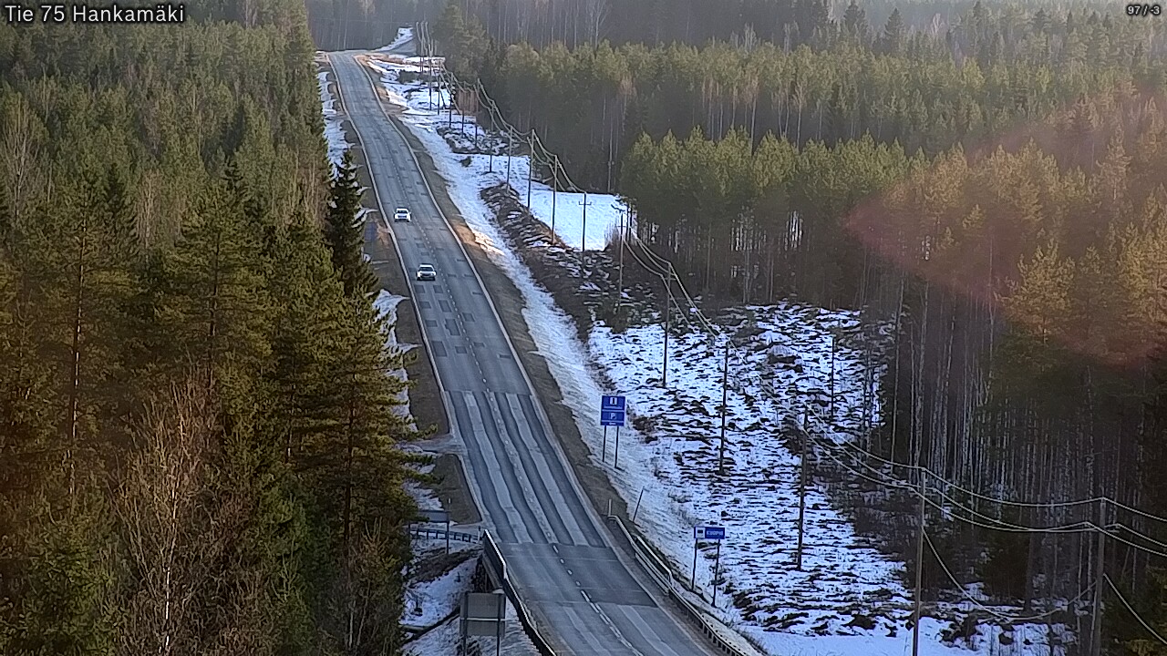 Kelikamerat Kuva Tie 75 Rautavaara, Hankamäki, Rautavaara, Pohjois-Savo