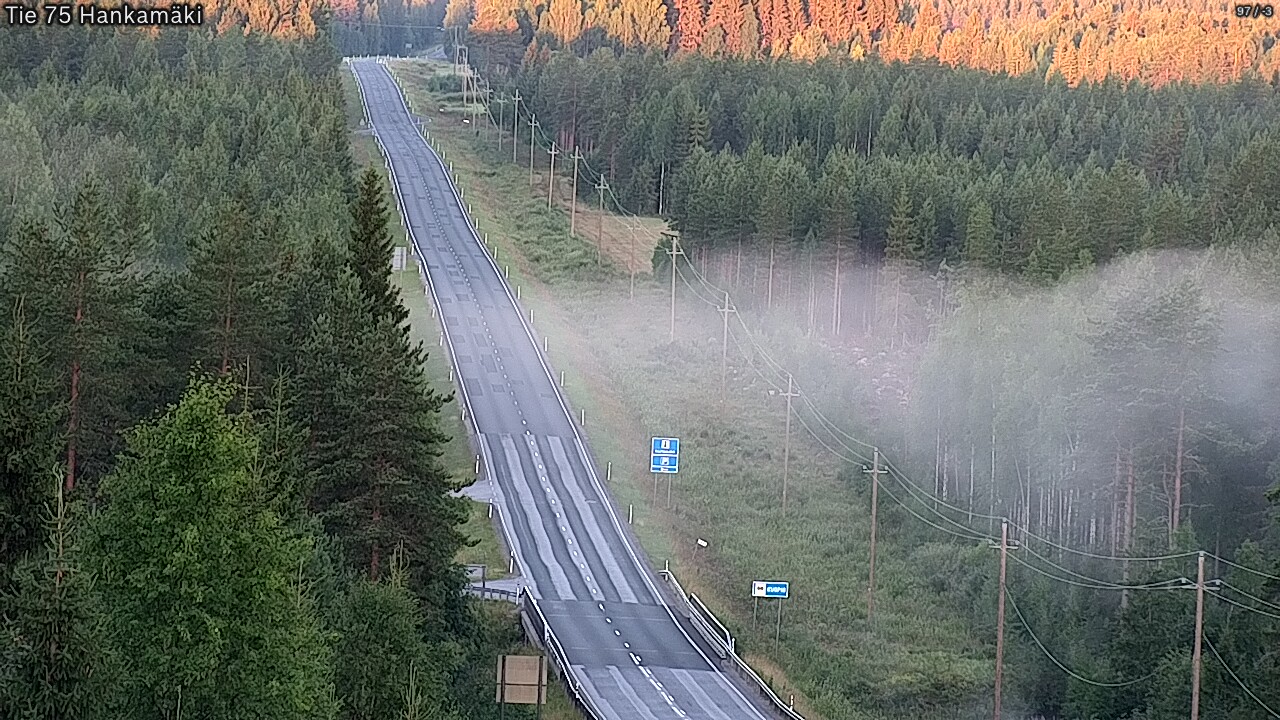 Kelikamerat Kuva Tie 75 Rautavaara, Hankamäki, Rautavaara, Pohjois-Savo