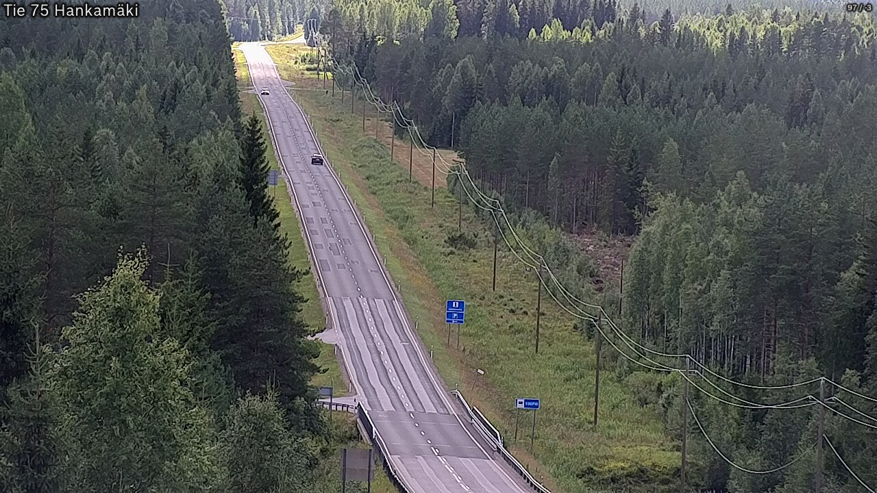 Kelikamerat Kuva Tie 75 Rautavaara, Hankamäki, Rautavaara, Pohjois-Savo