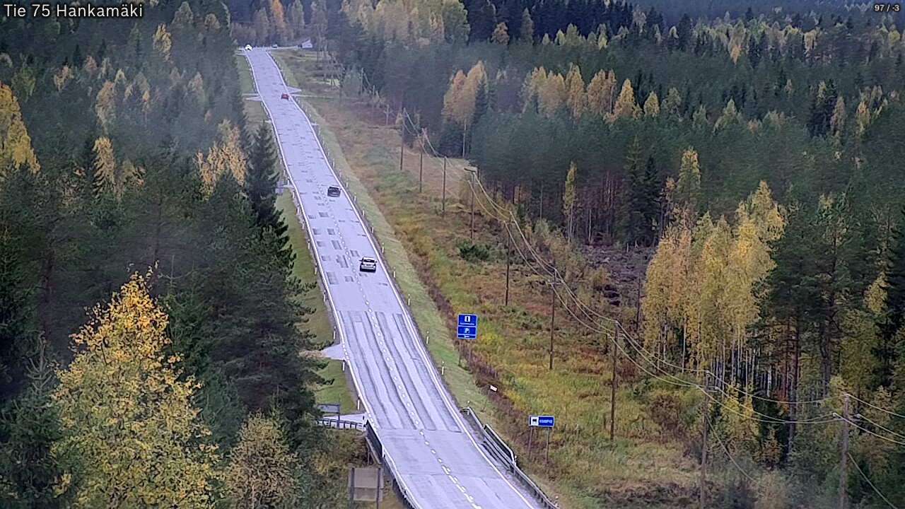 Weather Camera Image Road 75 Rautavaara, Hankamäki, Rautavaara, Pohjois-Savo