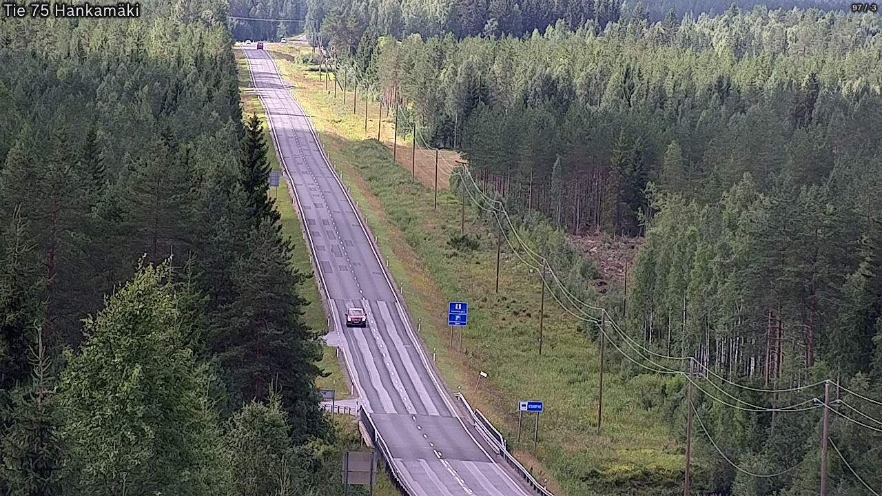 Kelikamerat Kuva Tie 75 Rautavaara, Hankamäki, Rautavaara, Pohjois-Savo