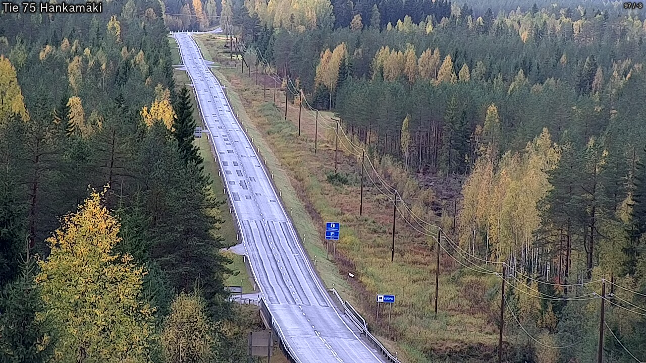 Weather Camera Image Road 75 Rautavaara, Hankamäki, Rautavaara, Pohjois-Savo