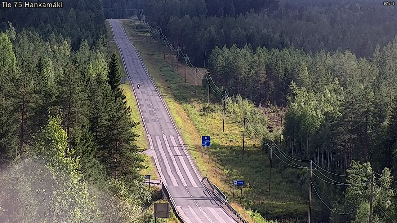 Kelikamerat Kuva Tie 75 Rautavaara, Hankamäki, Rautavaara, Pohjois-Savo