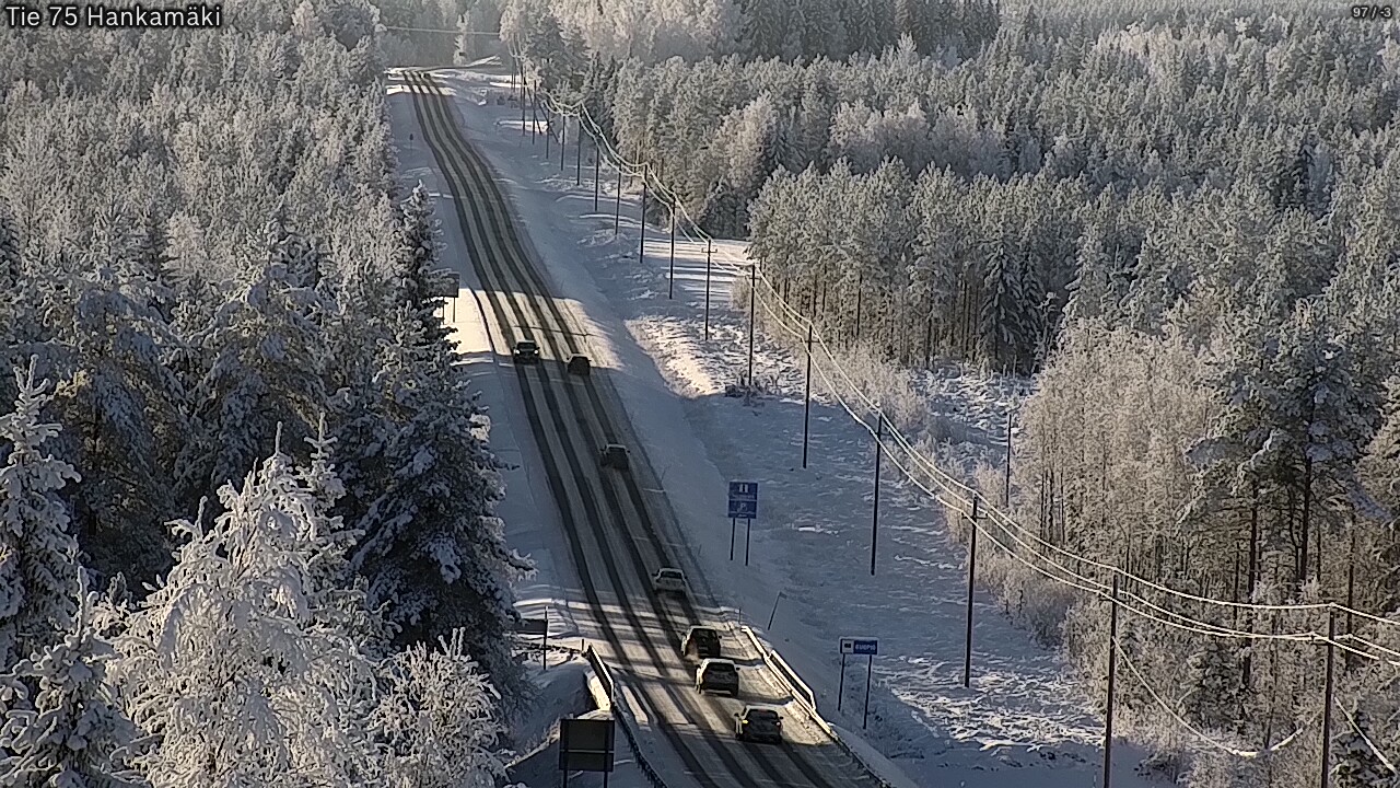Weather Camera Image Väg 75 Rautavaara, Hankamäki, Rautavaara, Pohjois-Savo