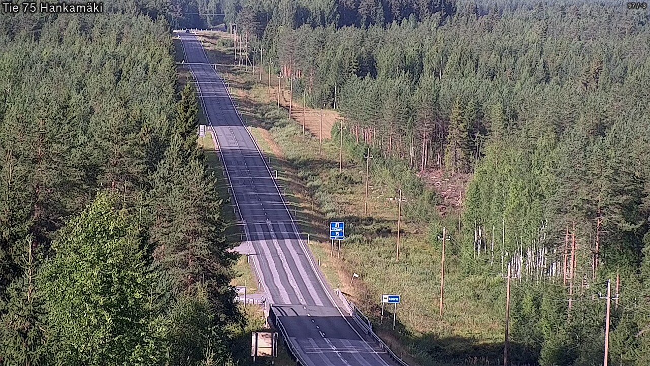 Weather Camera Image Road 75 Rautavaara, Hankamäki, Rautavaara, Pohjois-Savo
