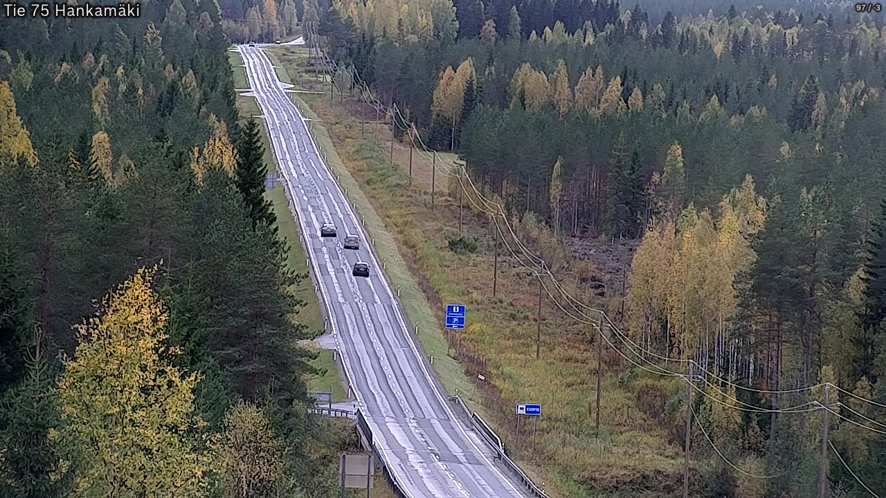 Weather Camera Image Road 75 Rautavaara, Hankamäki, Rautavaara, Pohjois-Savo