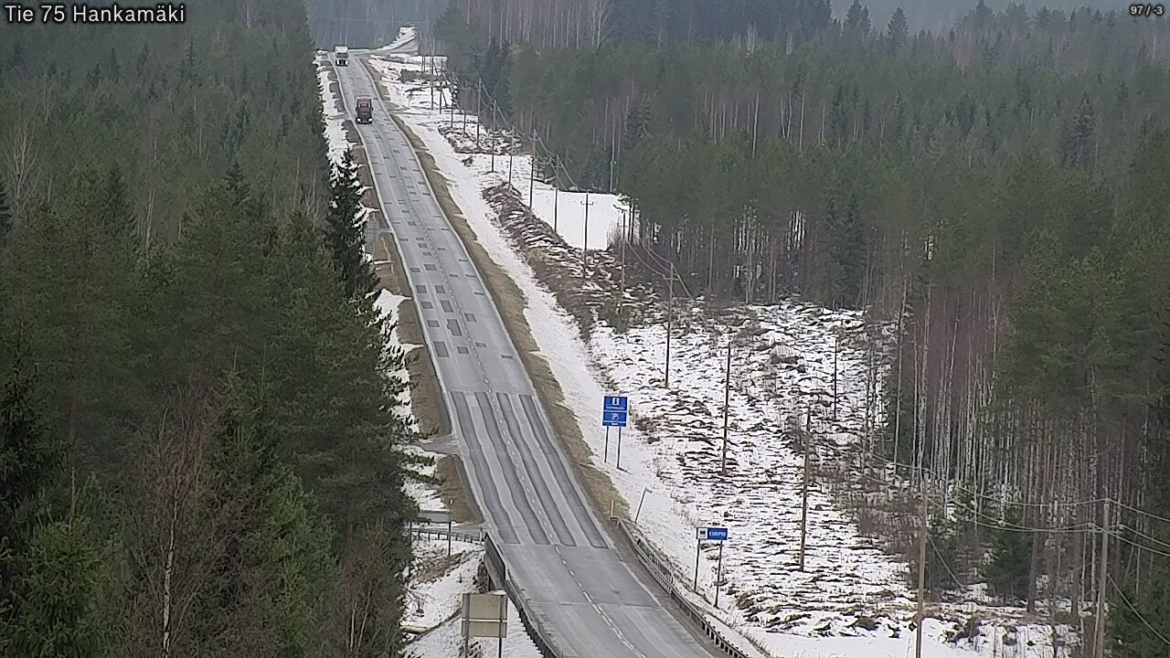 Kelikamerat Kuva Tie 75 Rautavaara, Hankamäki, Rautavaara, Pohjois-Savo