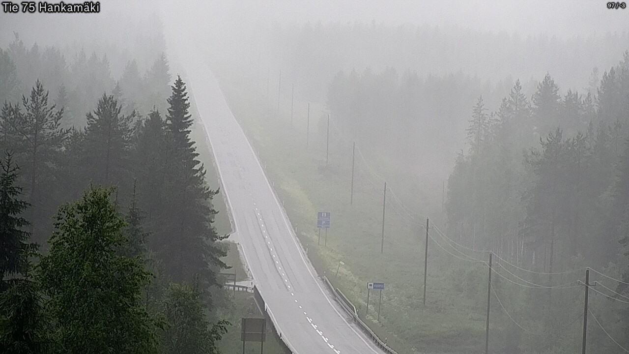 Weather Camera Image Road 75 Rautavaara, Hankamäki, Rautavaara, Pohjois-Savo