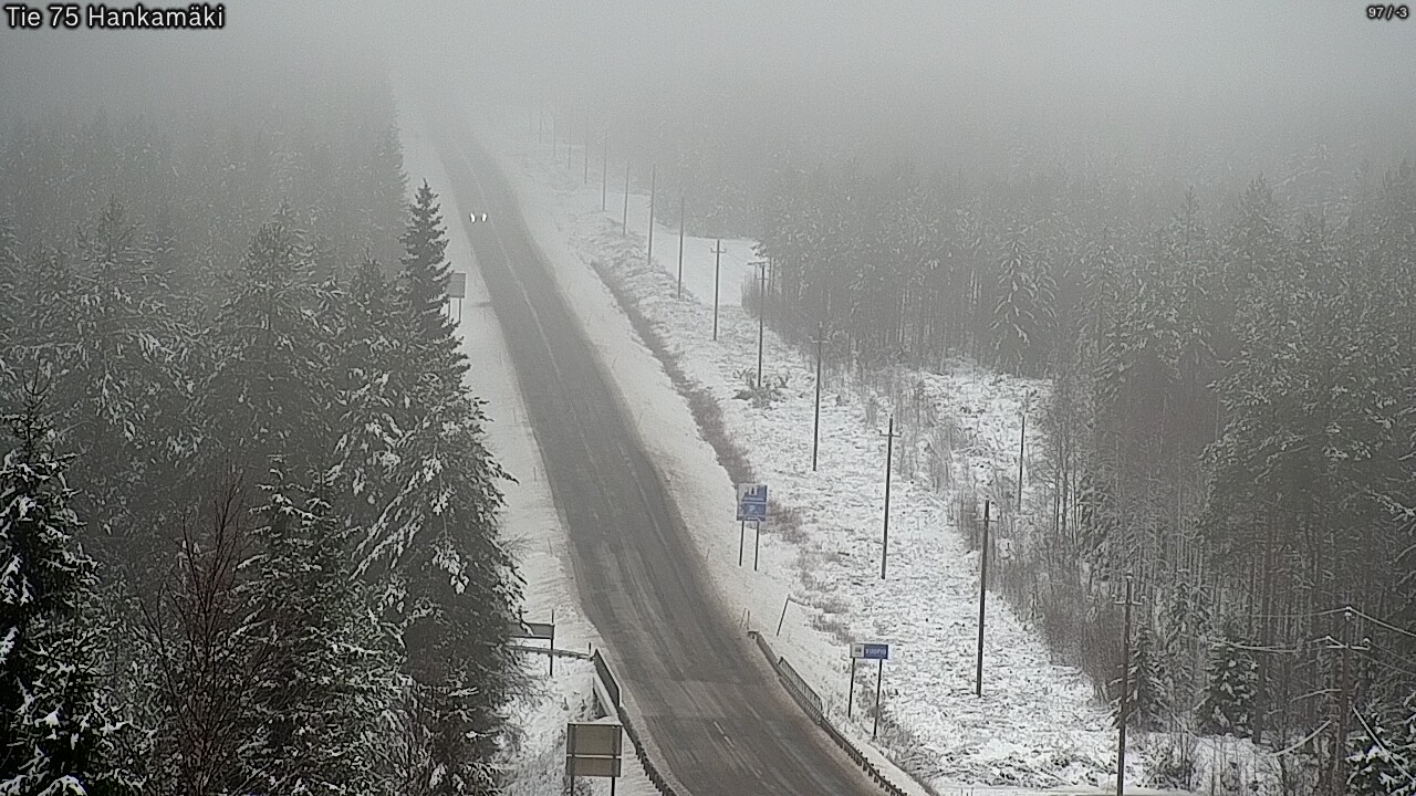 Weather Camera Image Road 75 Rautavaara, Hankamäki, Rautavaara, Pohjois-Savo