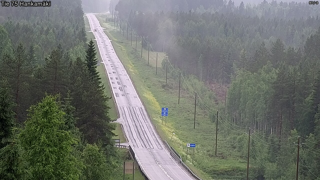 Weather Camera Image Road 75 Rautavaara, Hankamäki, Rautavaara, Pohjois-Savo