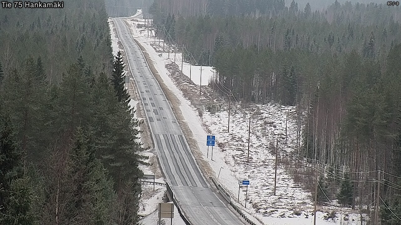 Kelikamerat Kuva Tie 75 Rautavaara, Hankamäki, Rautavaara, Pohjois-Savo
