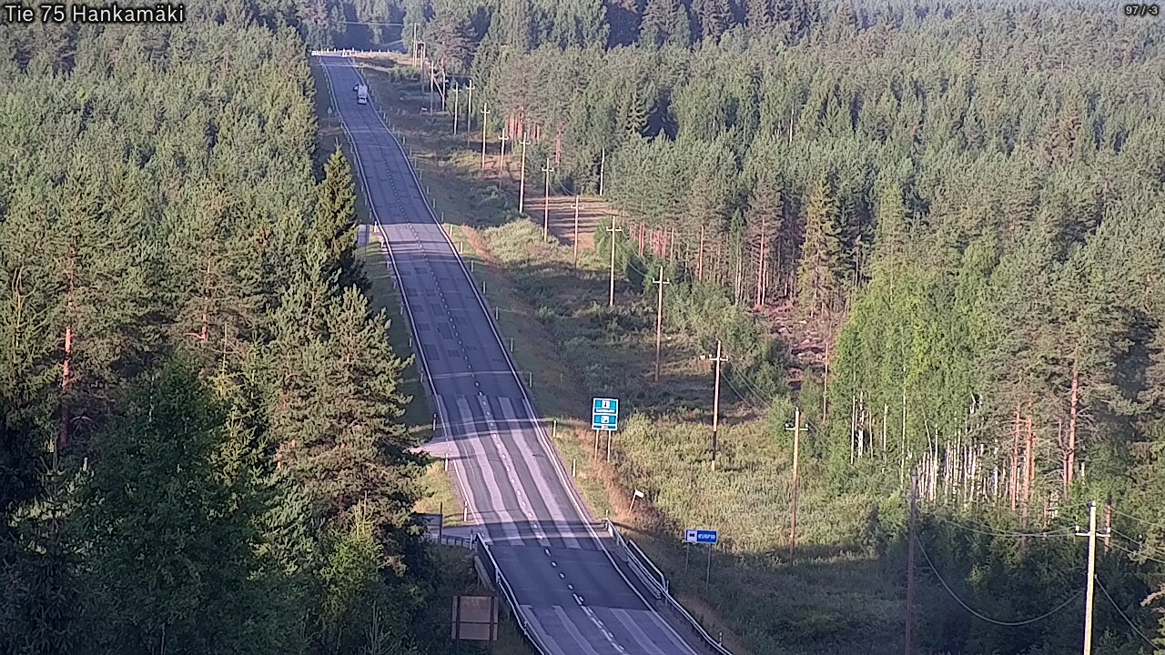 Weather Camera Image Road 75 Rautavaara, Hankamäki, Rautavaara, Pohjois-Savo