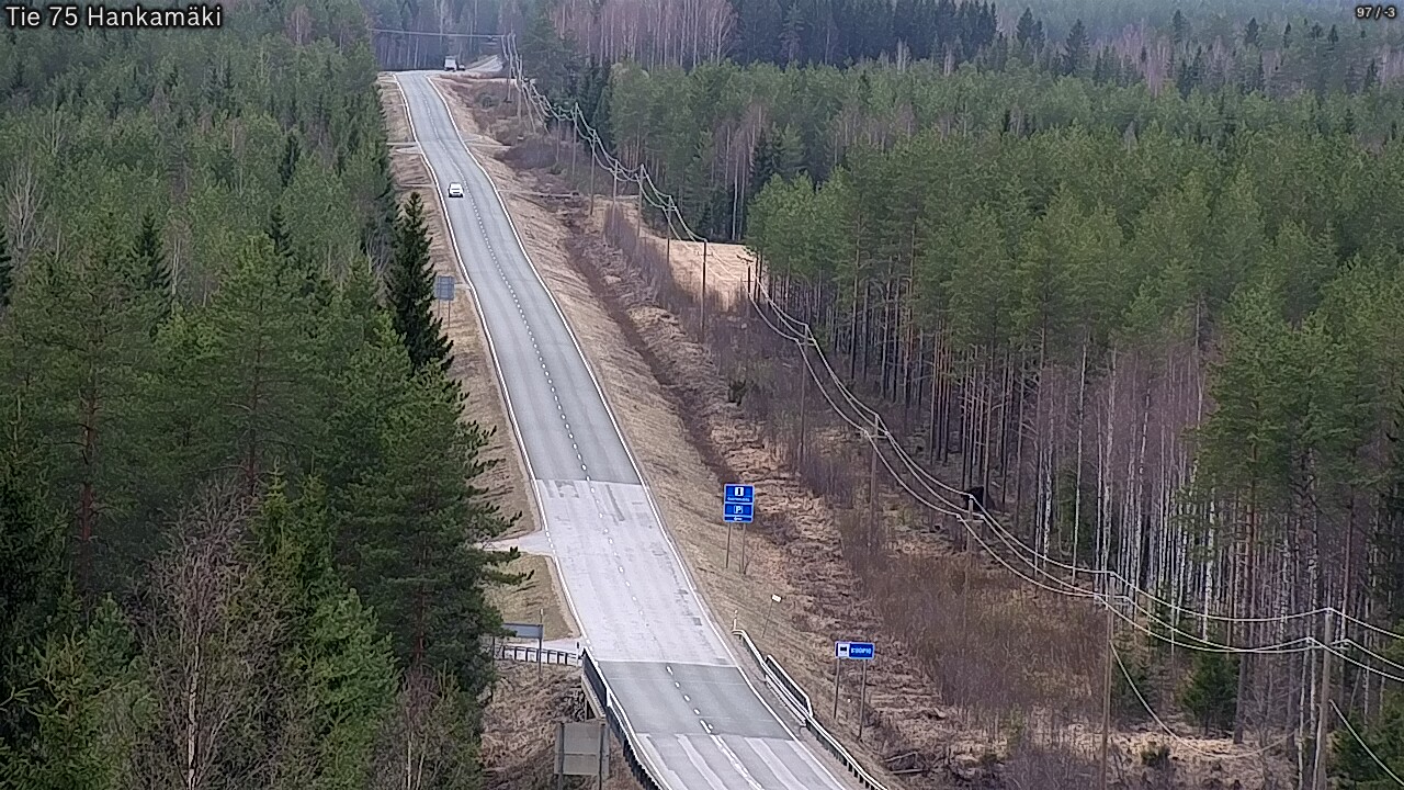 Weather Camera Image Road 75 Rautavaara, Hankamäki, Rautavaara, Pohjois-Savo