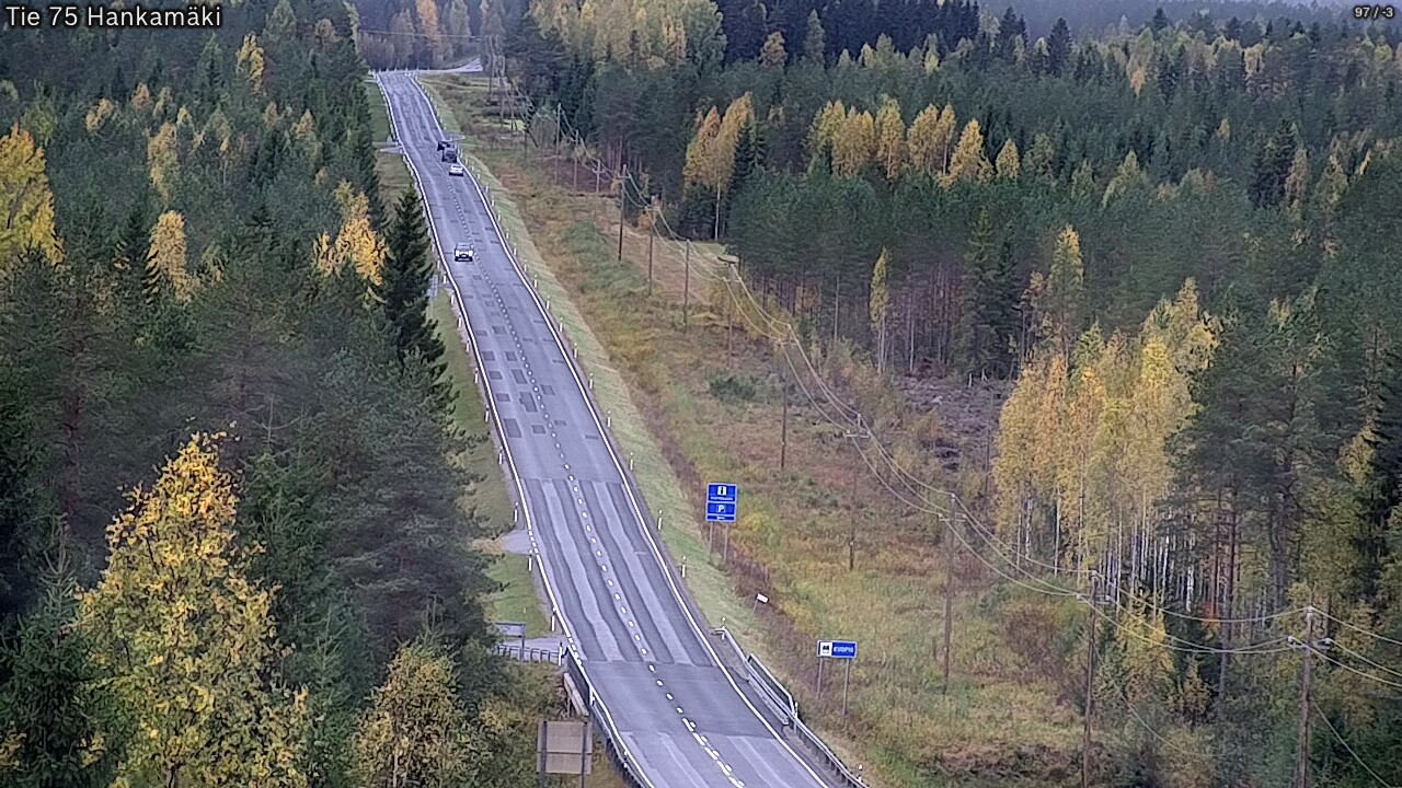 Weather Camera Image Road 75 Rautavaara, Hankamäki, Rautavaara, Pohjois-Savo