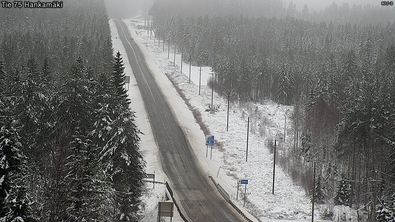 Weather Camera Image Road 75 Rautavaara, Hankamäki, Rautavaara, Pohjois-Savo