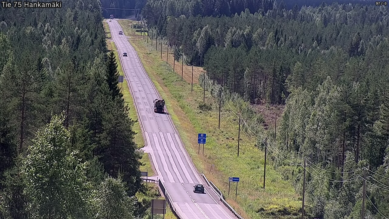 Kelikamerat Kuva Tie 75 Rautavaara, Hankamäki, Rautavaara, Pohjois-Savo