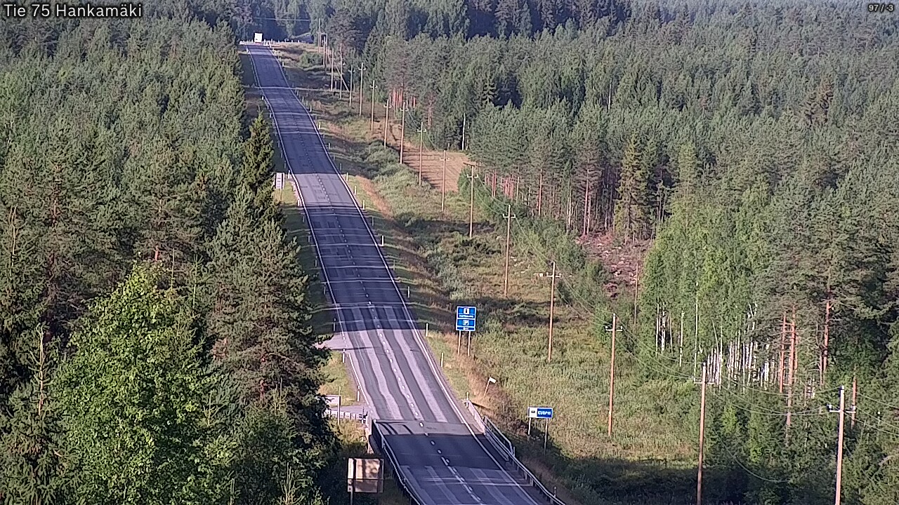 Weather Camera Image Road 75 Rautavaara, Hankamäki, Rautavaara, Pohjois-Savo
