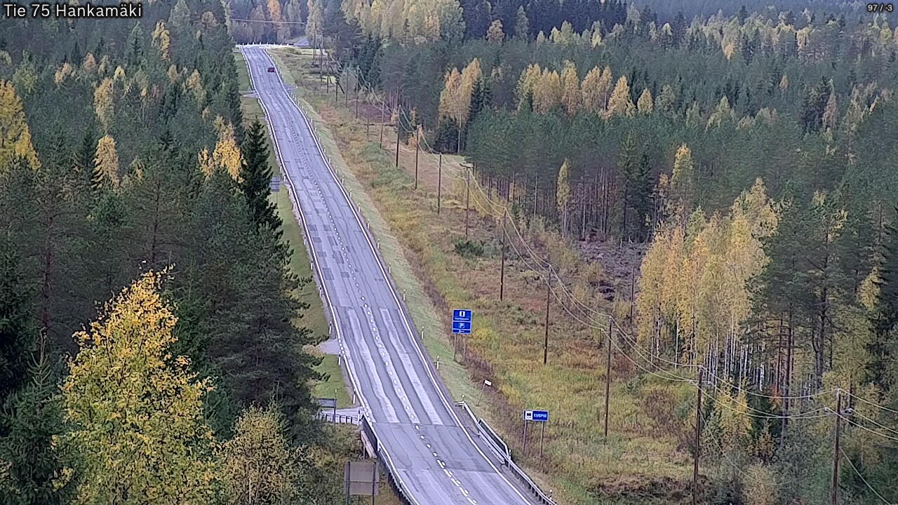 Weather Camera Image Road 75 Rautavaara, Hankamäki, Rautavaara, Pohjois-Savo