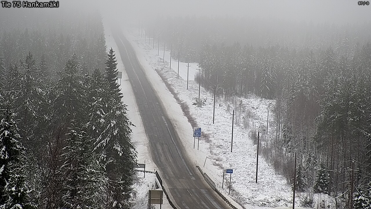 Weather Camera Image Road 75 Rautavaara, Hankamäki, Rautavaara, Pohjois-Savo