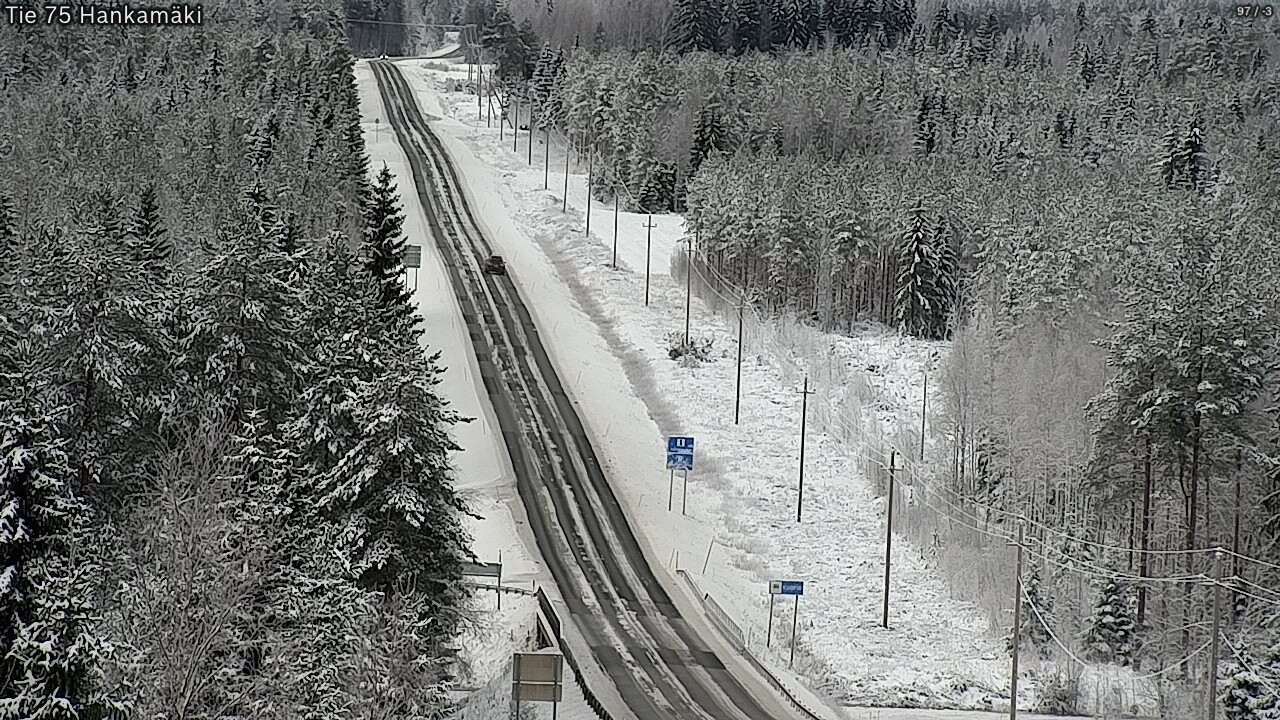 Kelikamerat Kuva Tie 75 Rautavaara, Hankamäki, Rautavaara, Pohjois-Savo