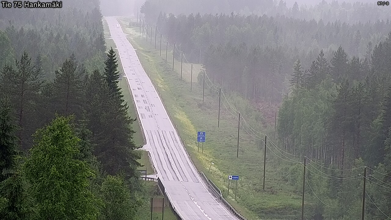 Weather Camera Image Road 75 Rautavaara, Hankamäki, Rautavaara, Pohjois-Savo