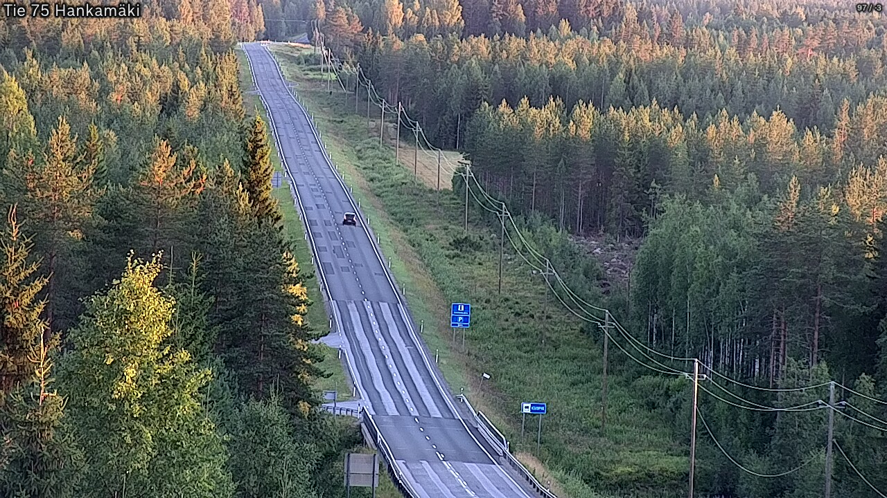 Kelikamerat Kuva Tie 75 Rautavaara, Hankamäki, Rautavaara, Pohjois-Savo