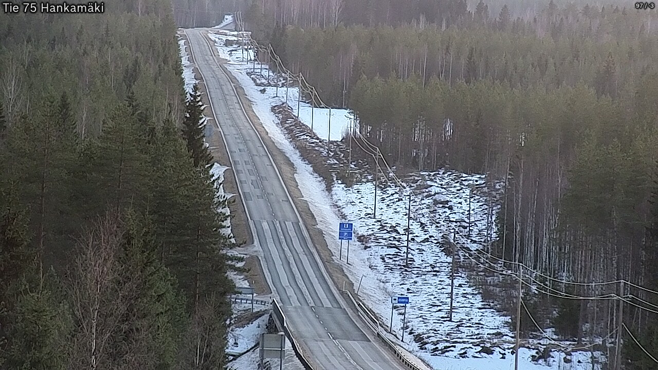 Kelikamerat Kuva Tie 75 Rautavaara, Hankamäki, Rautavaara, Pohjois-Savo