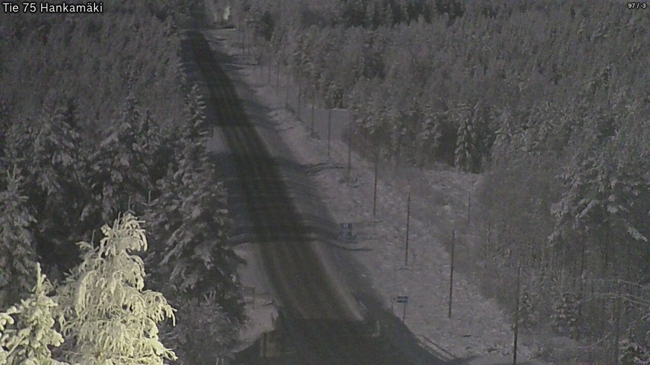 Weather Camera Image Väg 75 Rautavaara, Hankamäki, Rautavaara, Pohjois-Savo