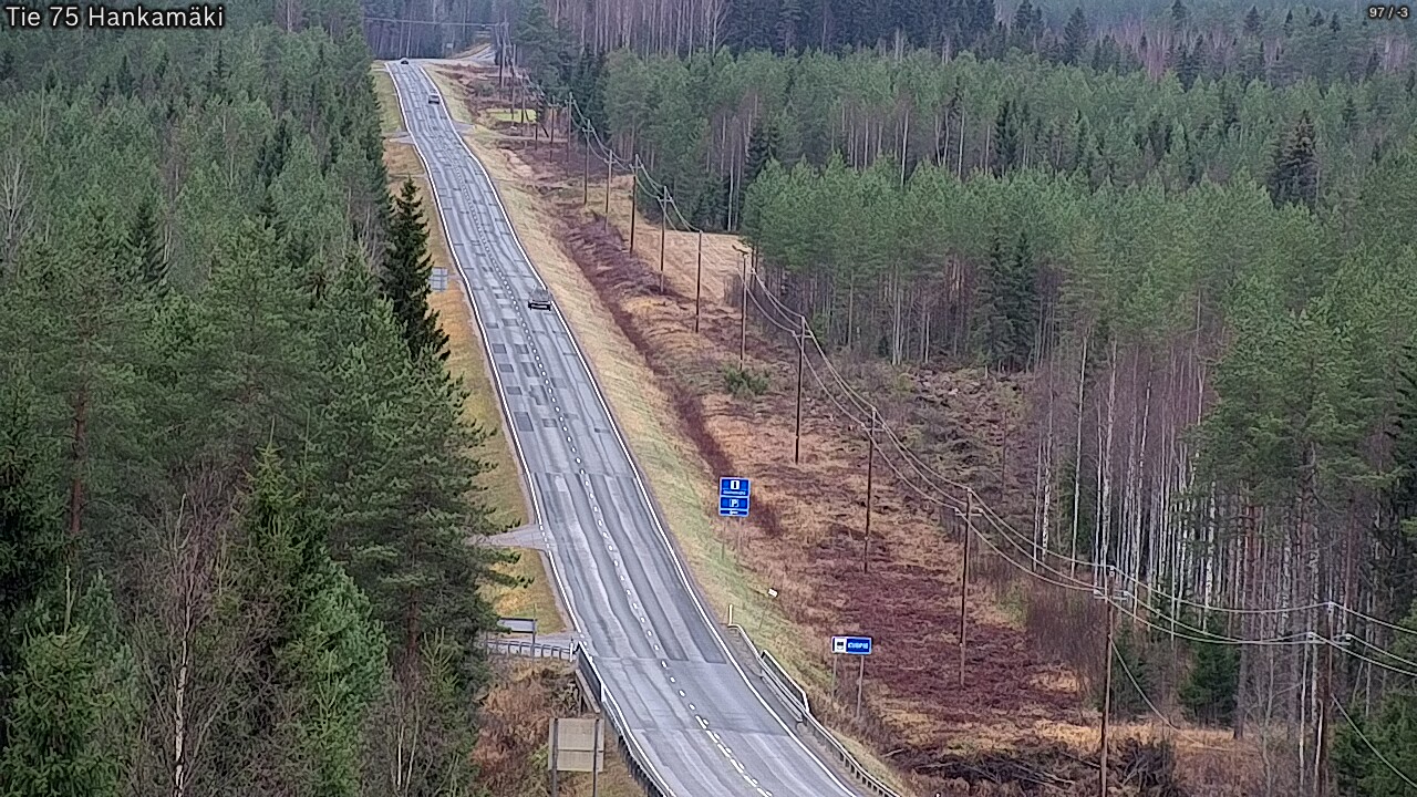 Weather Camera Image Väg 75 Rautavaara, Hankamäki, Rautavaara, Pohjois-Savo