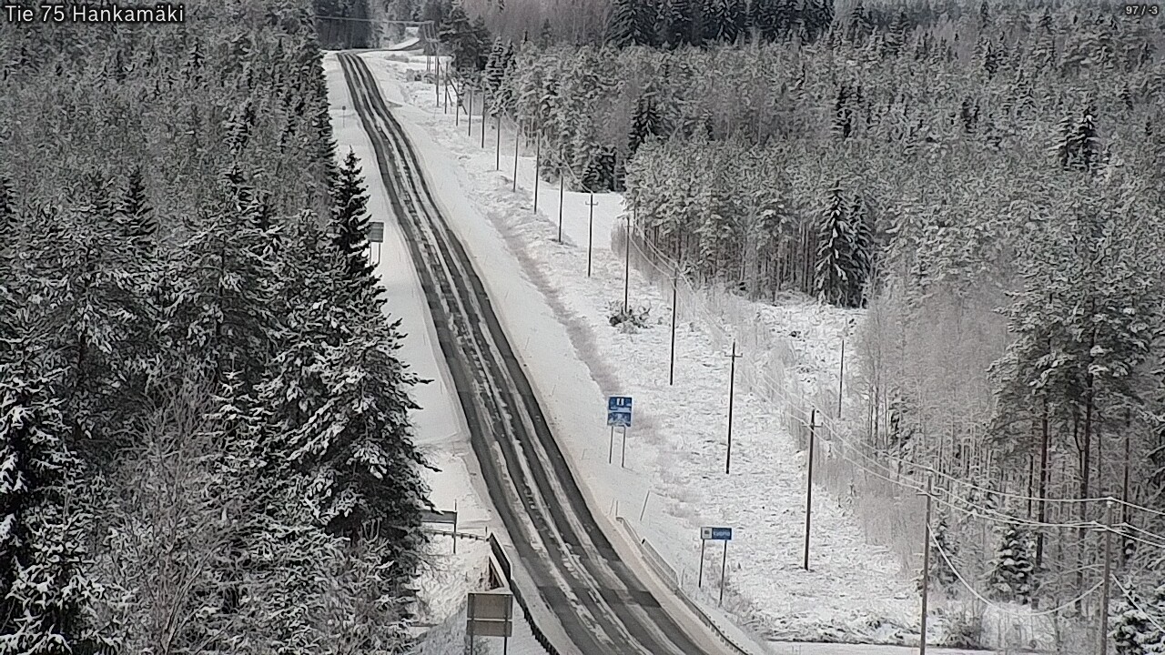 Kelikamerat Kuva Tie 75 Rautavaara, Hankamäki, Rautavaara, Pohjois-Savo