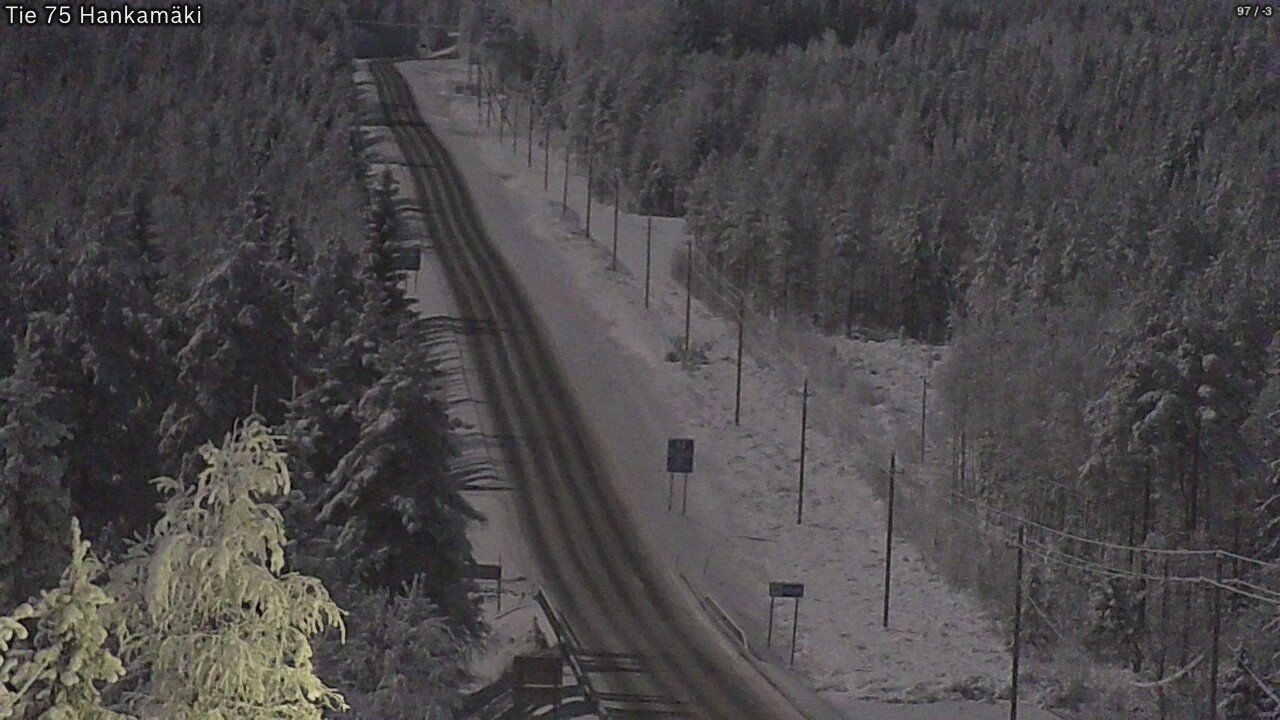 Weather Camera Image Väg 75 Rautavaara, Hankamäki, Rautavaara, Pohjois-Savo