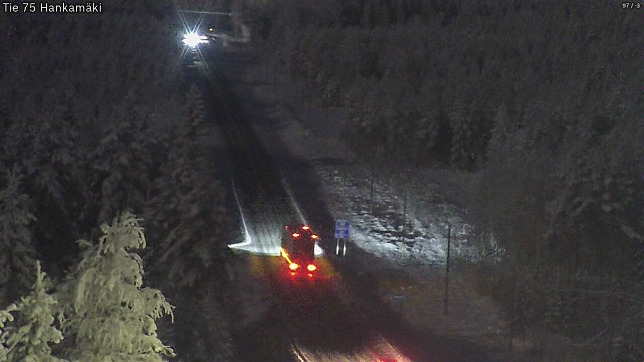 Weather Camera Image Väg 75 Rautavaara, Hankamäki, Rautavaara, Pohjois-Savo