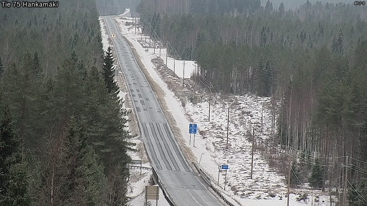Kelikamerat Kuva Tie 75 Rautavaara, Hankamäki, Rautavaara, Pohjois-Savo