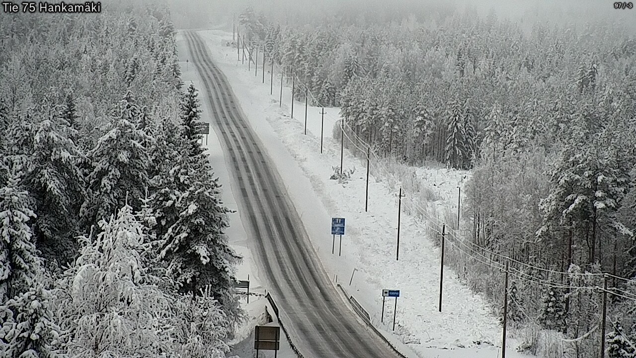 Weather Camera Image Väg 75 Rautavaara, Hankamäki, Rautavaara, Pohjois-Savo