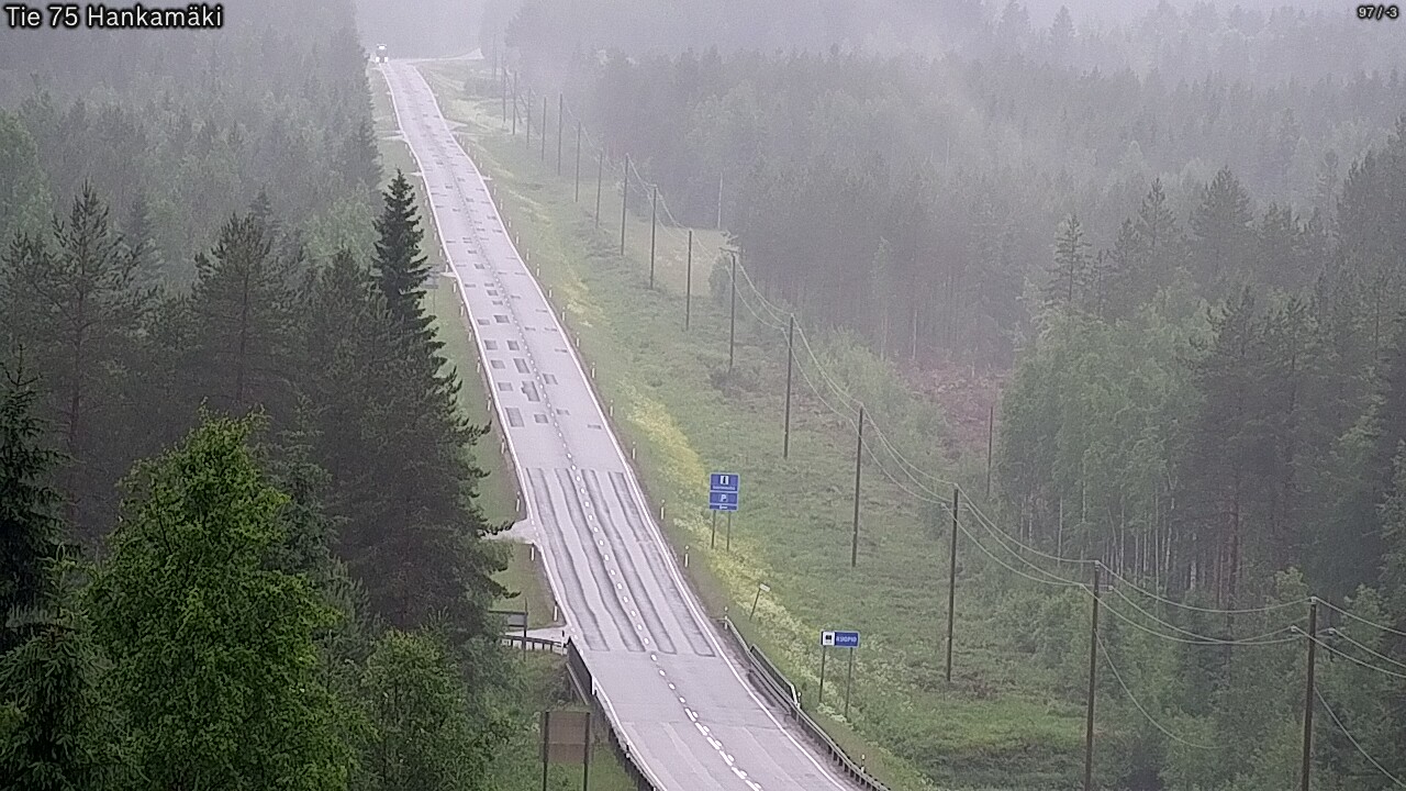 Kelikamerat Kuva Tie 75 Rautavaara, Hankamäki, Rautavaara, Pohjois-Savo