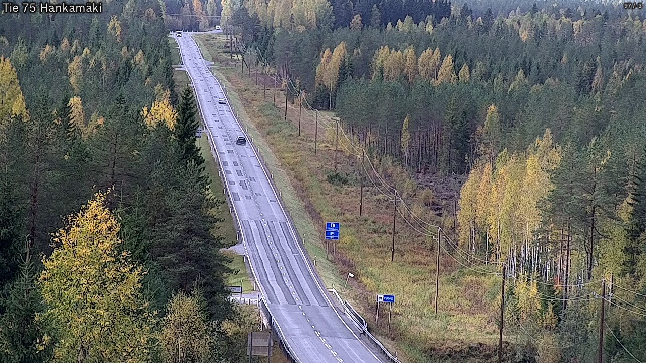 Weather Camera Image Road 75 Rautavaara, Hankamäki, Rautavaara, Pohjois-Savo