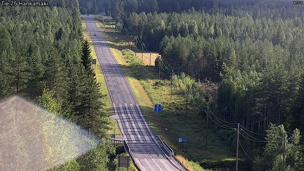 Kelikamerat Kuva Tie 75 Rautavaara, Hankamäki, Rautavaara, Pohjois-Savo