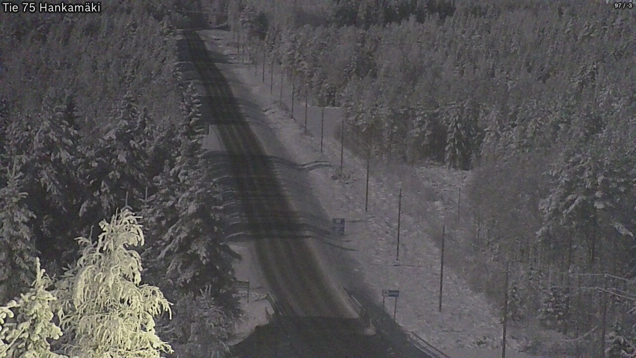 Weather Camera Image Väg 75 Rautavaara, Hankamäki, Rautavaara, Pohjois-Savo