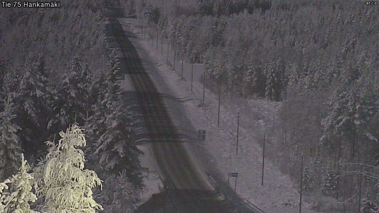 Weather Camera Image Väg 75 Rautavaara, Hankamäki, Rautavaara, Pohjois-Savo
